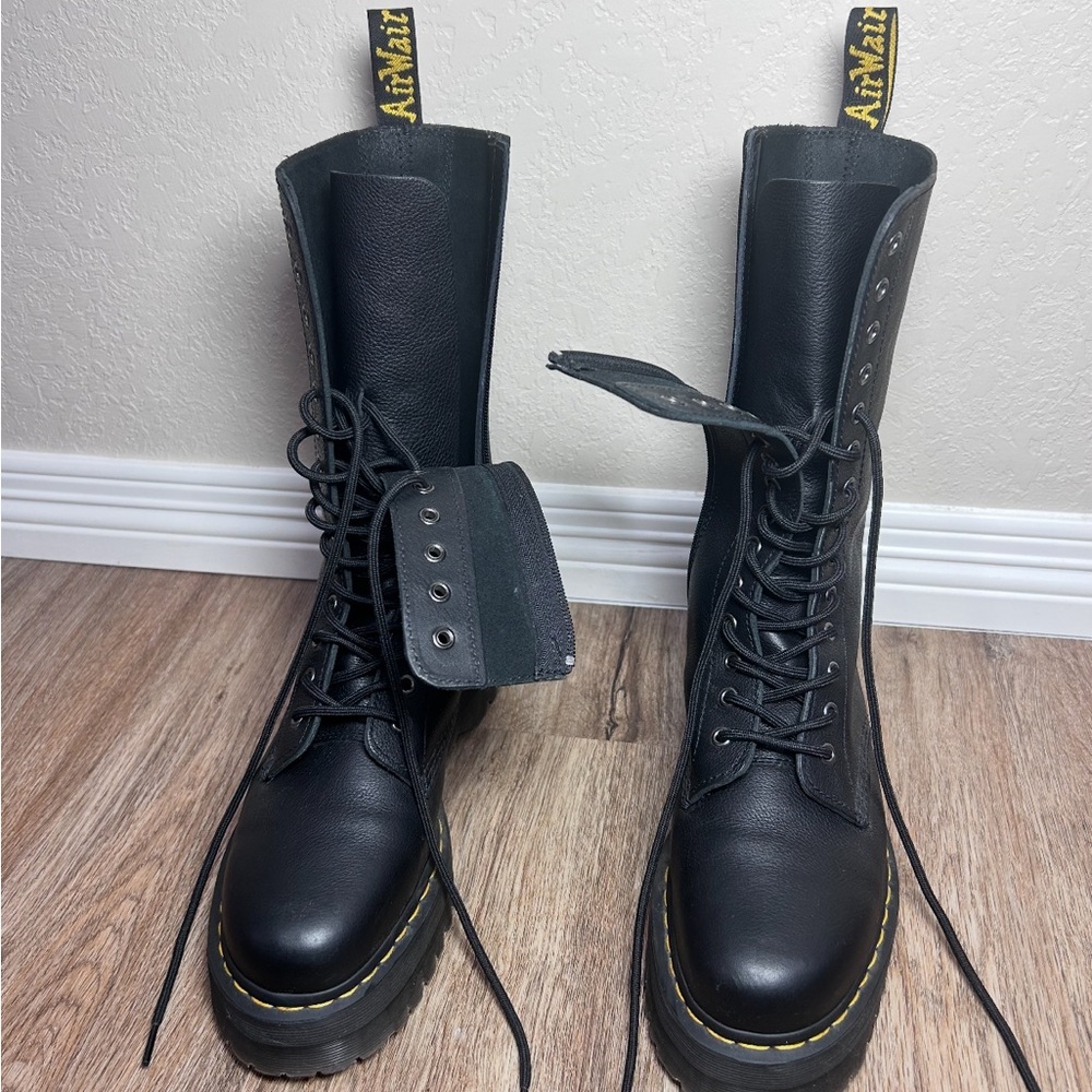 Dr. Martens Black Leather Boots